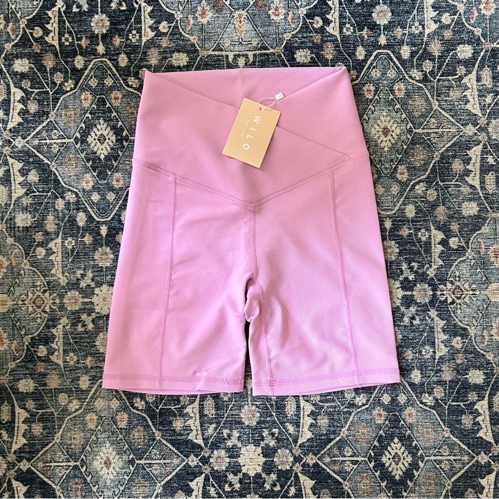 Wilo the Label Rib V Waist Short (Lilac) - XS